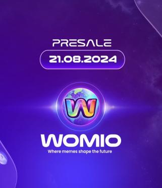 マルチチェーンMemecoin Launchpad WOMIOが8月21日にプレセールを開催