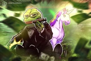 Pepe memecoin flips Uniswap token in market cap, hits all-time high